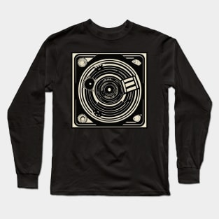 Vinyl Record Turntable Long Sleeve T-Shirt